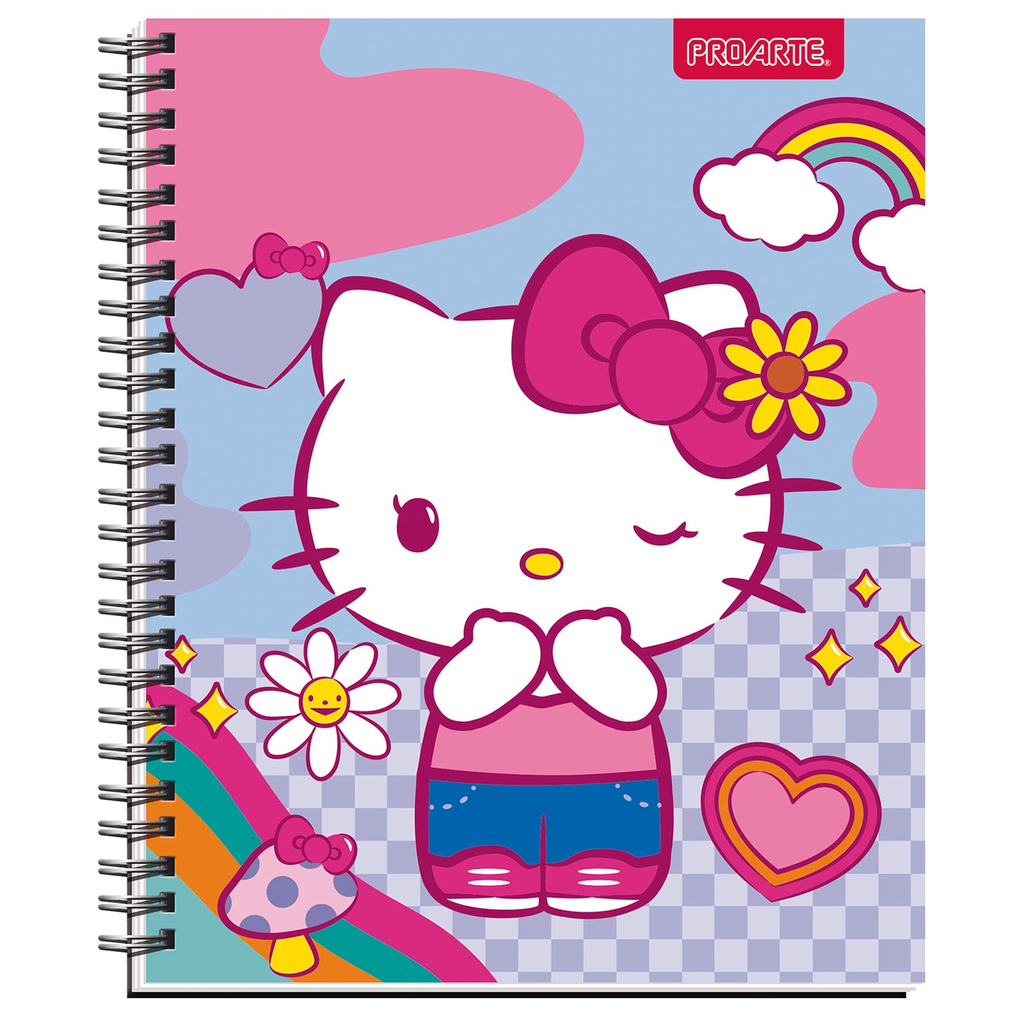 Cuaderno Hello Kitty Universitario Cuadriculado