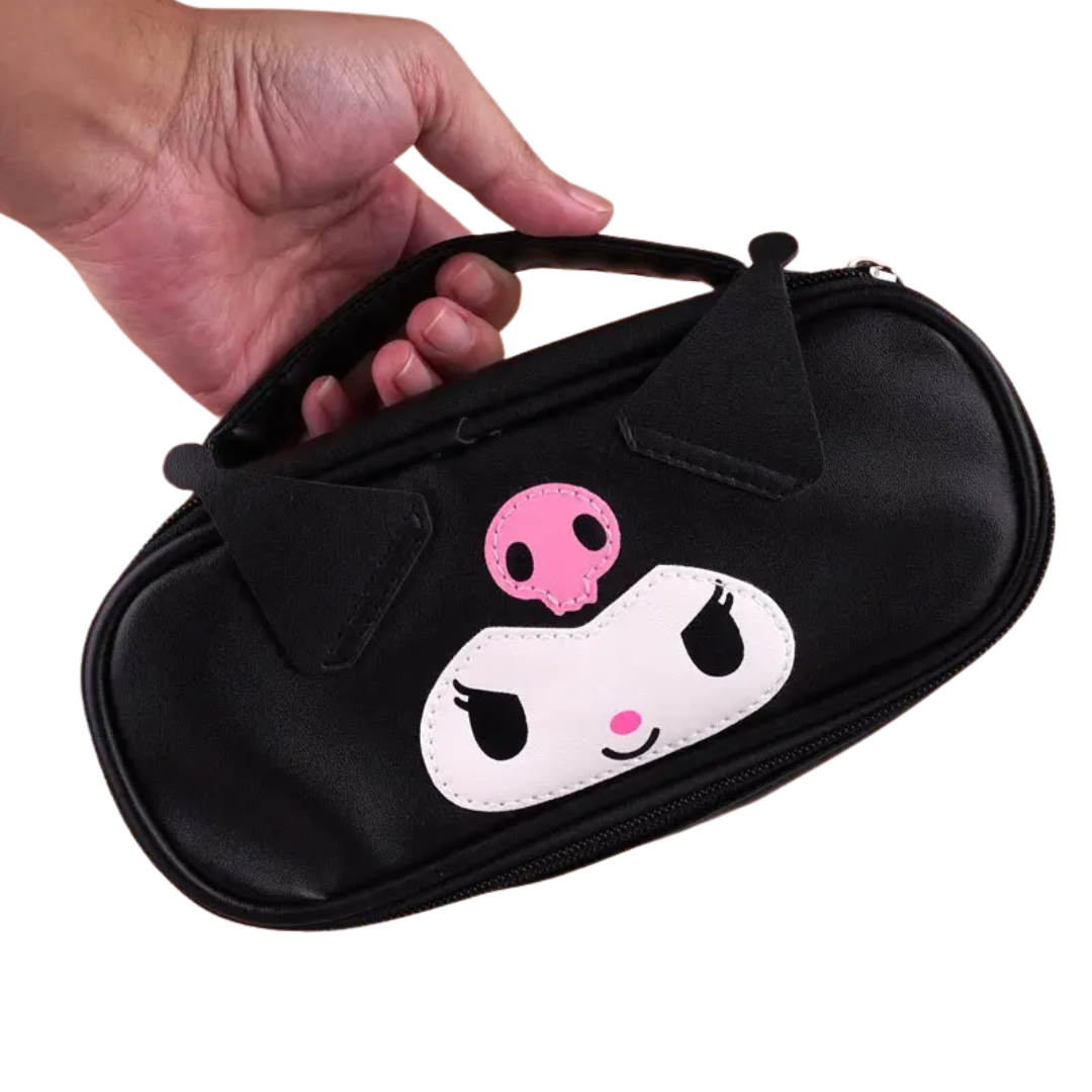 Estuche Cuero Sintético - Kuromi